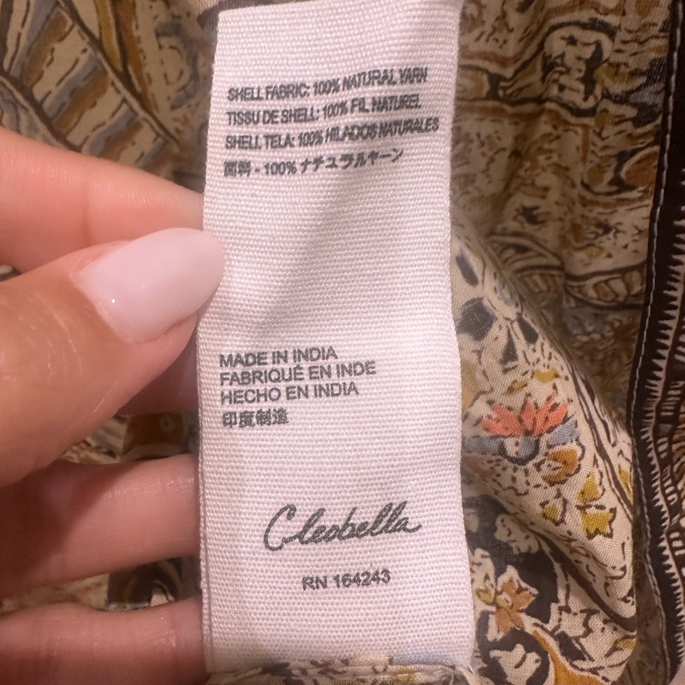 Cleobella Kaleidoscope Paisley Wrap / Kimono – Size S (XS/S) NWT Boho Cover‑Up - Picture 5 of 8
